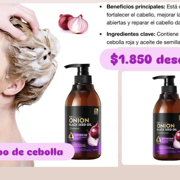 Shampoo Cebolla 500 ml