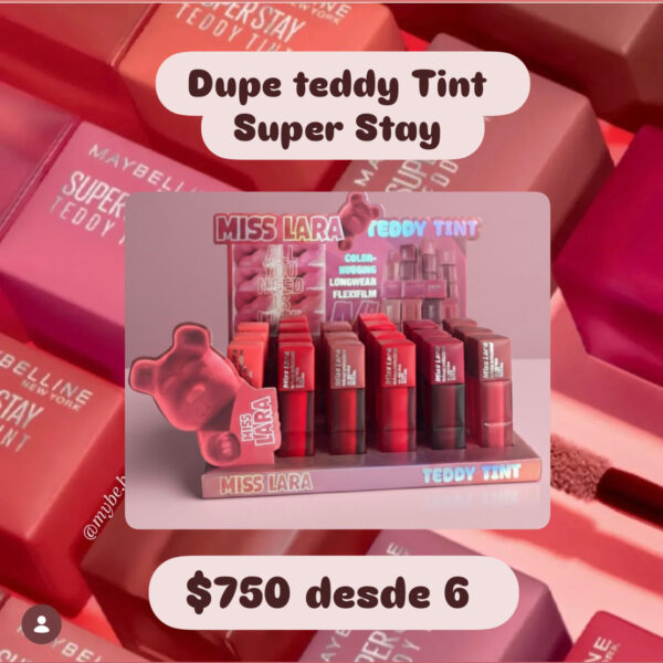 Teddy tinta dupe maybelline