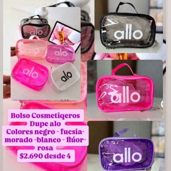 Bolso cosmetiqueros Allo transparente