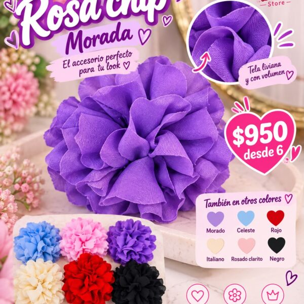 Rosa chip lila