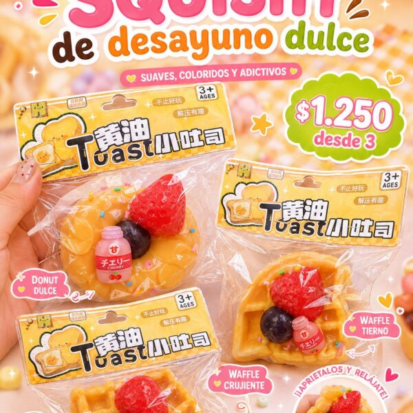 Squishy desayuno dulce