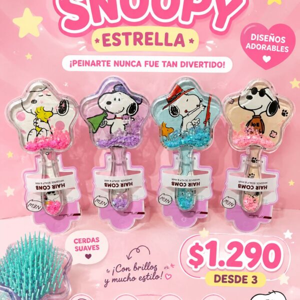Cepillo snoopy estrella
