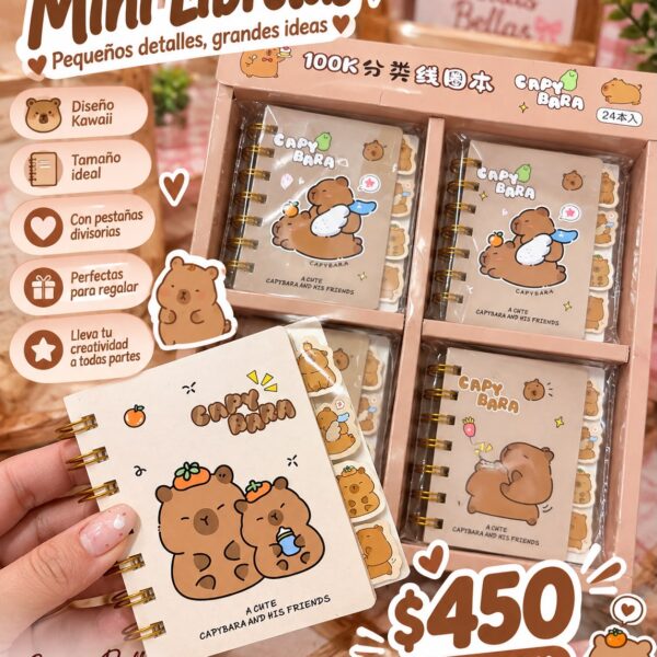 Mini libretas capy